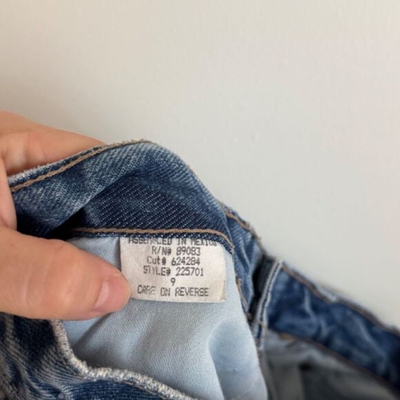 PL Vintage Y2K lei 100% Cotton Button Fly Jeans | Size 9 - Picture 7 of 7